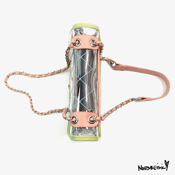 🚫SOLD•TR🎱SY🚫 Clear Pastel Crossbody Bag - Picture 5 of 8